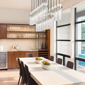 Fontaine 23 Light Linear Chandelier