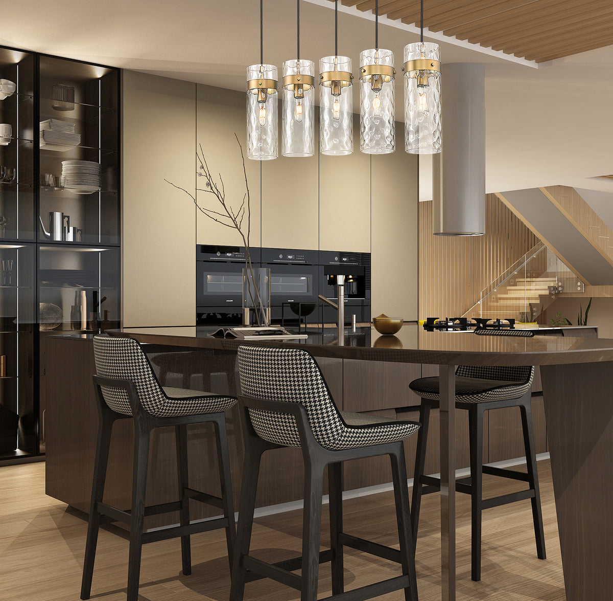 Fontaine 5 Light Linear Chandelier
