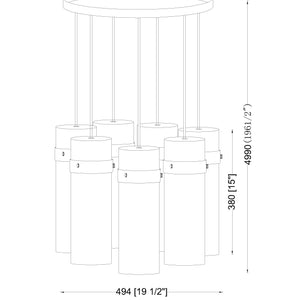 Fontaine 7 Light Chandelier
