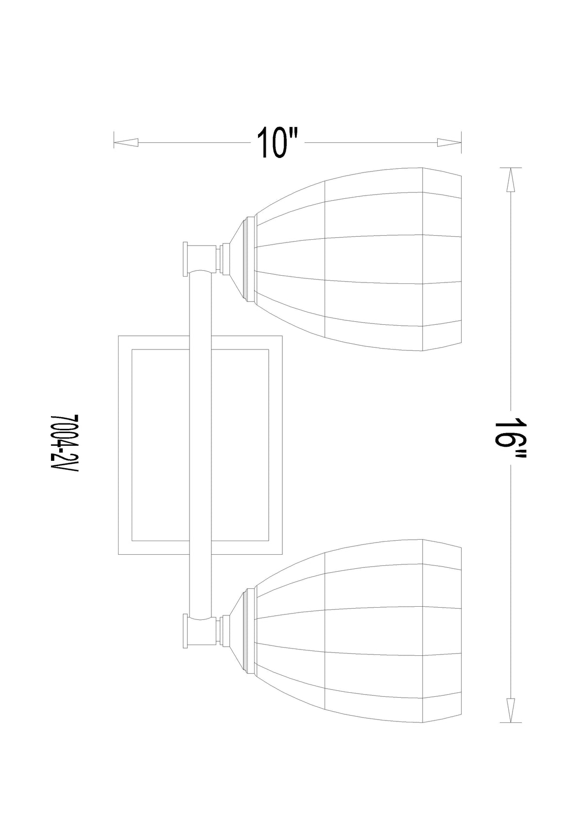 Oren 2 Light Vanity