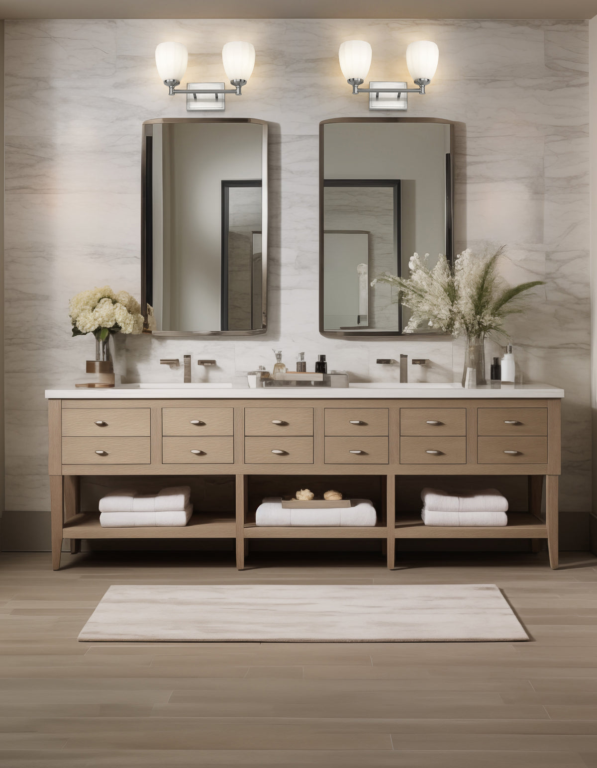 Oren 2 Light Vanity