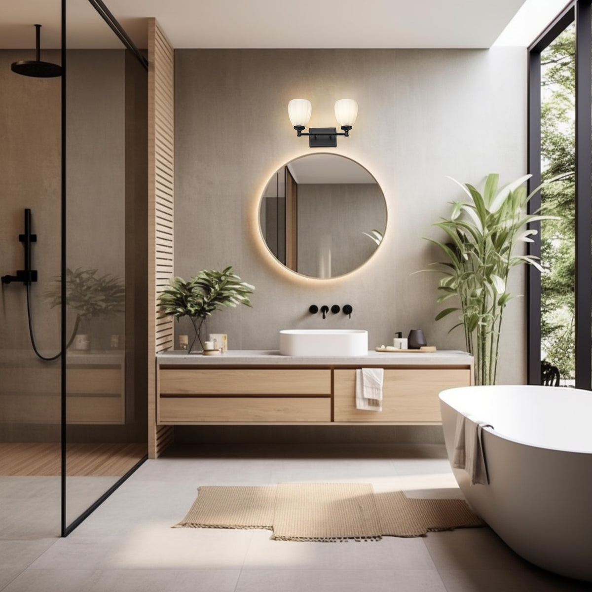 Oren 2 Light Vanity