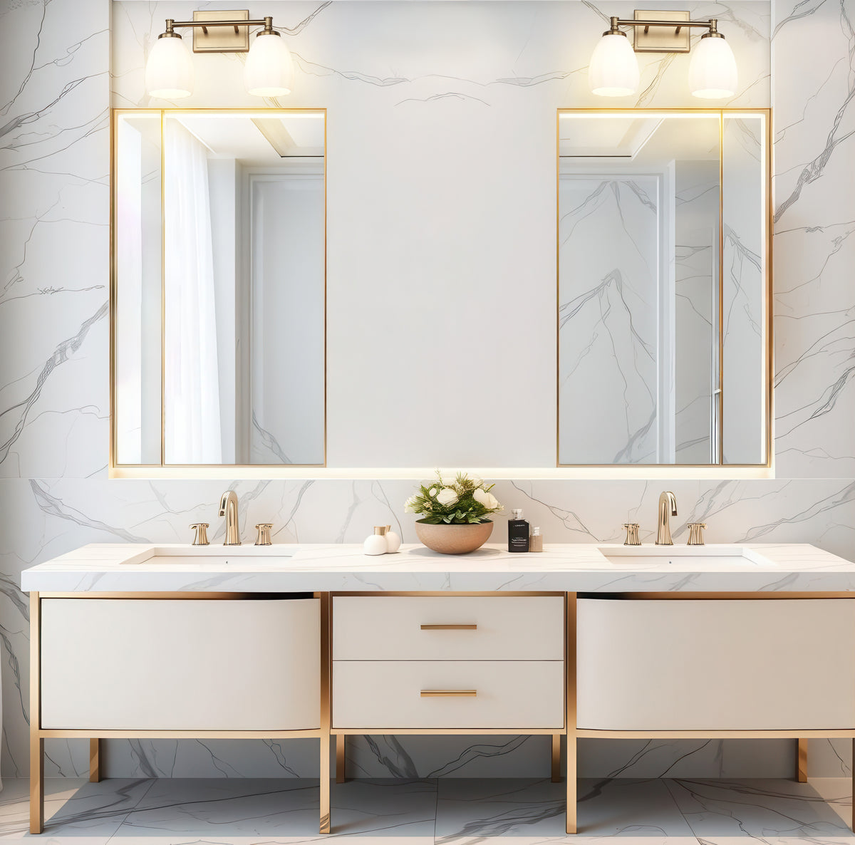 Oren 2 Light Vanity