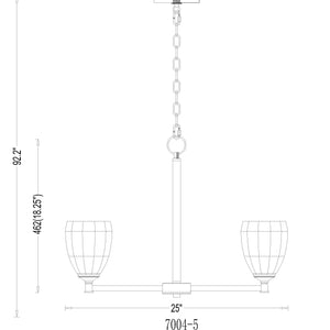 Oren 5 Light Chandelier