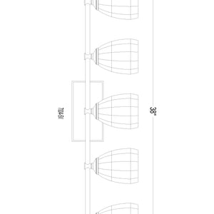 Oren 5 Light Vanity
