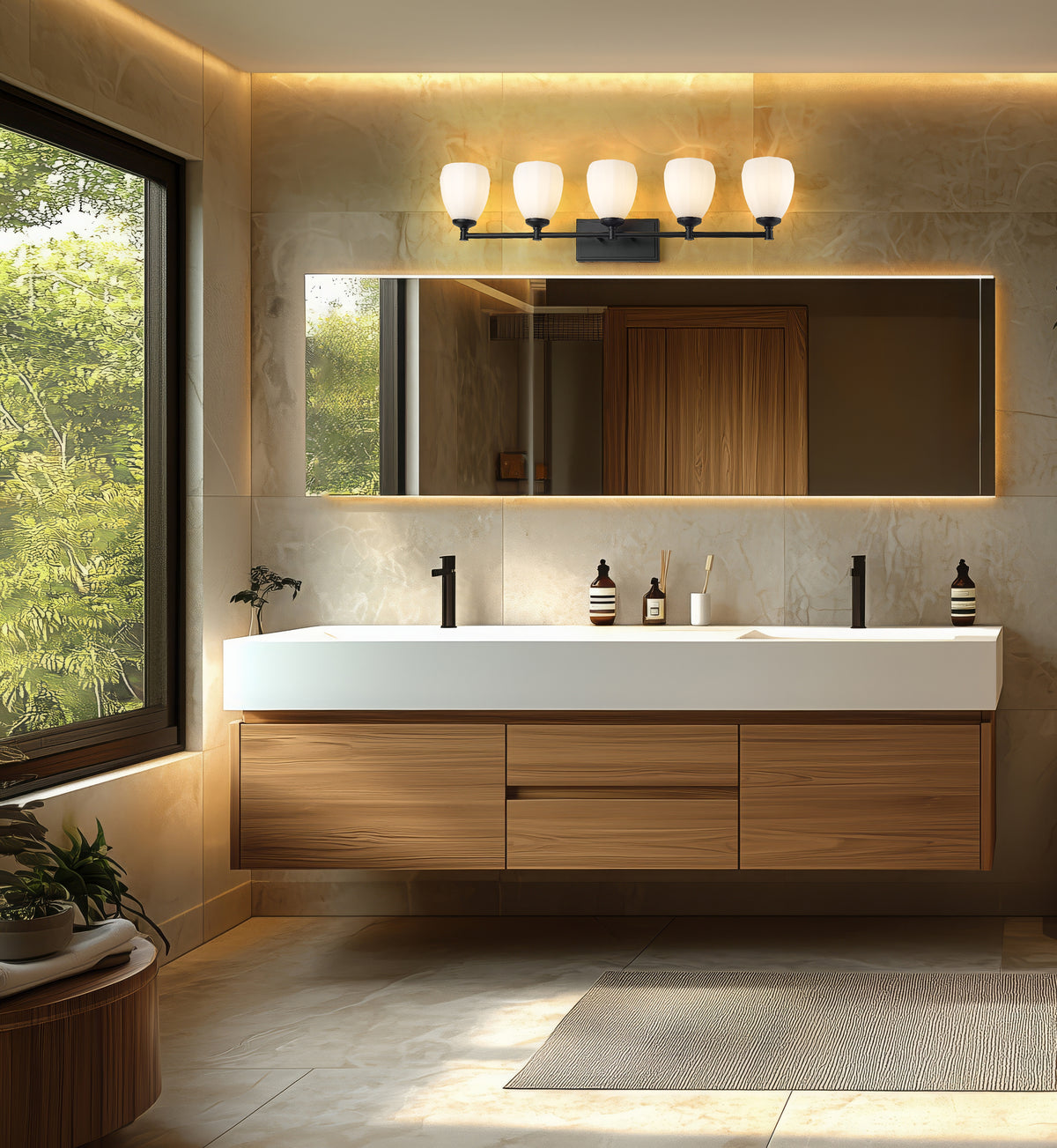 Oren 5 Light Vanity