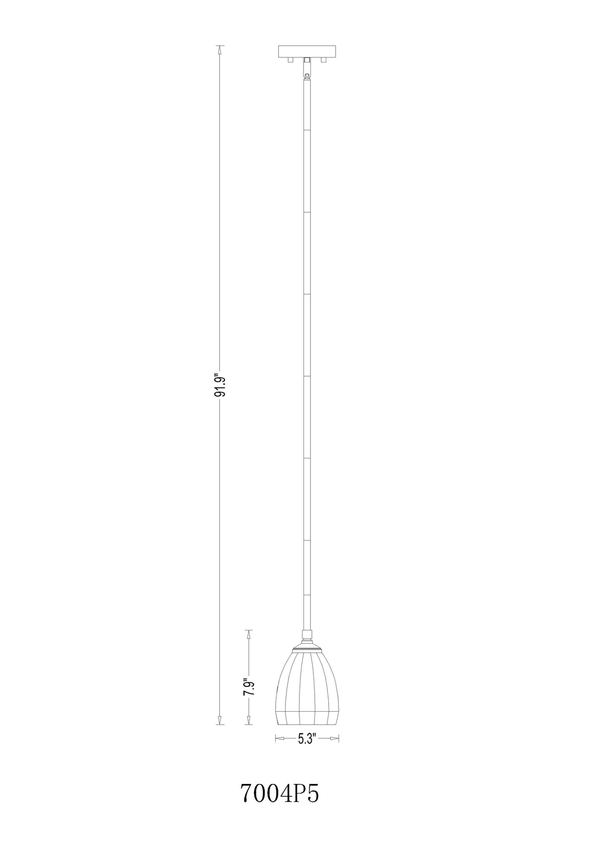 Oren 1 Light Pendant