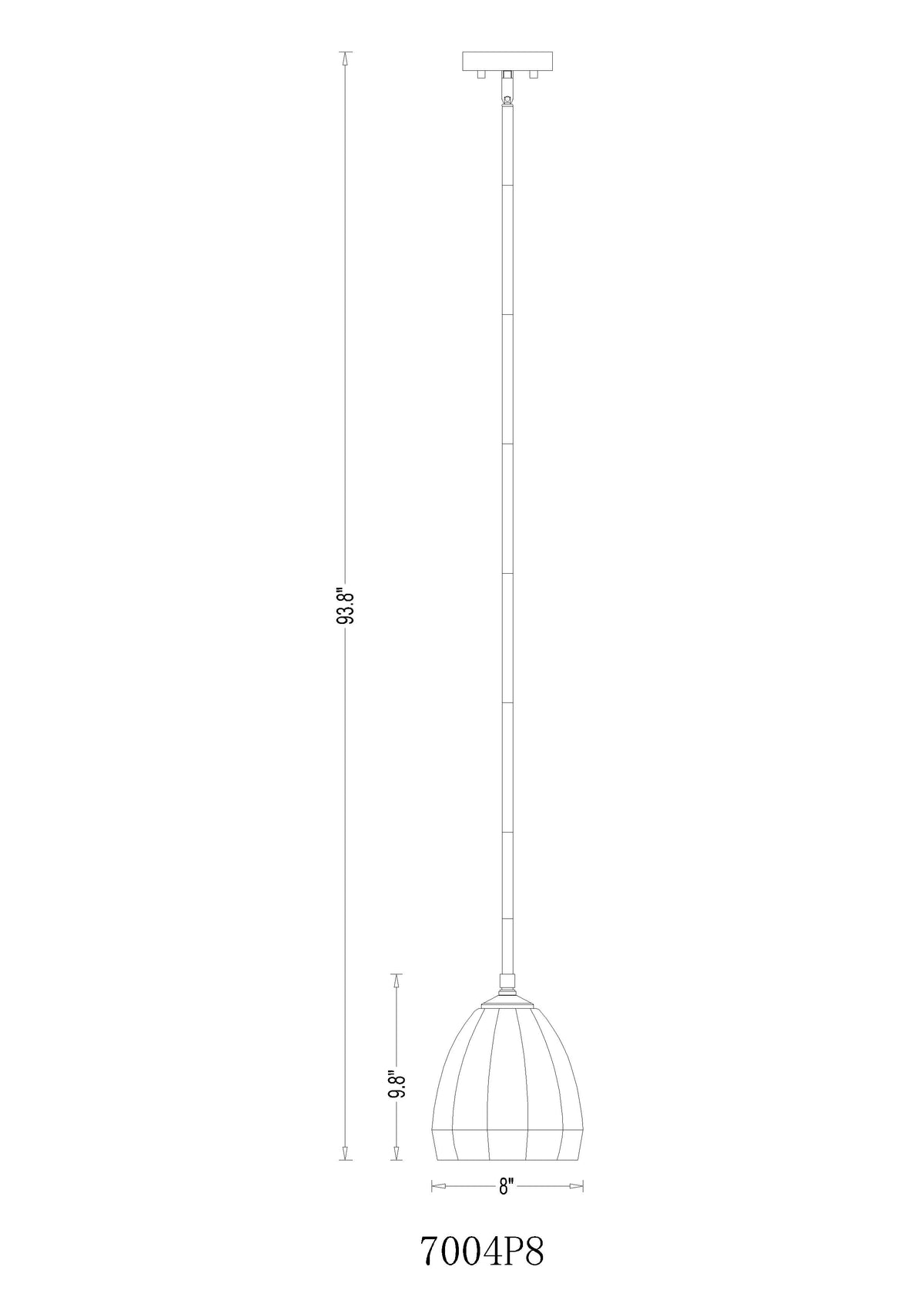Oren 1 Light Pendant