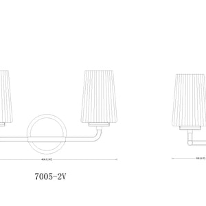 Montford 2 Light Vanity