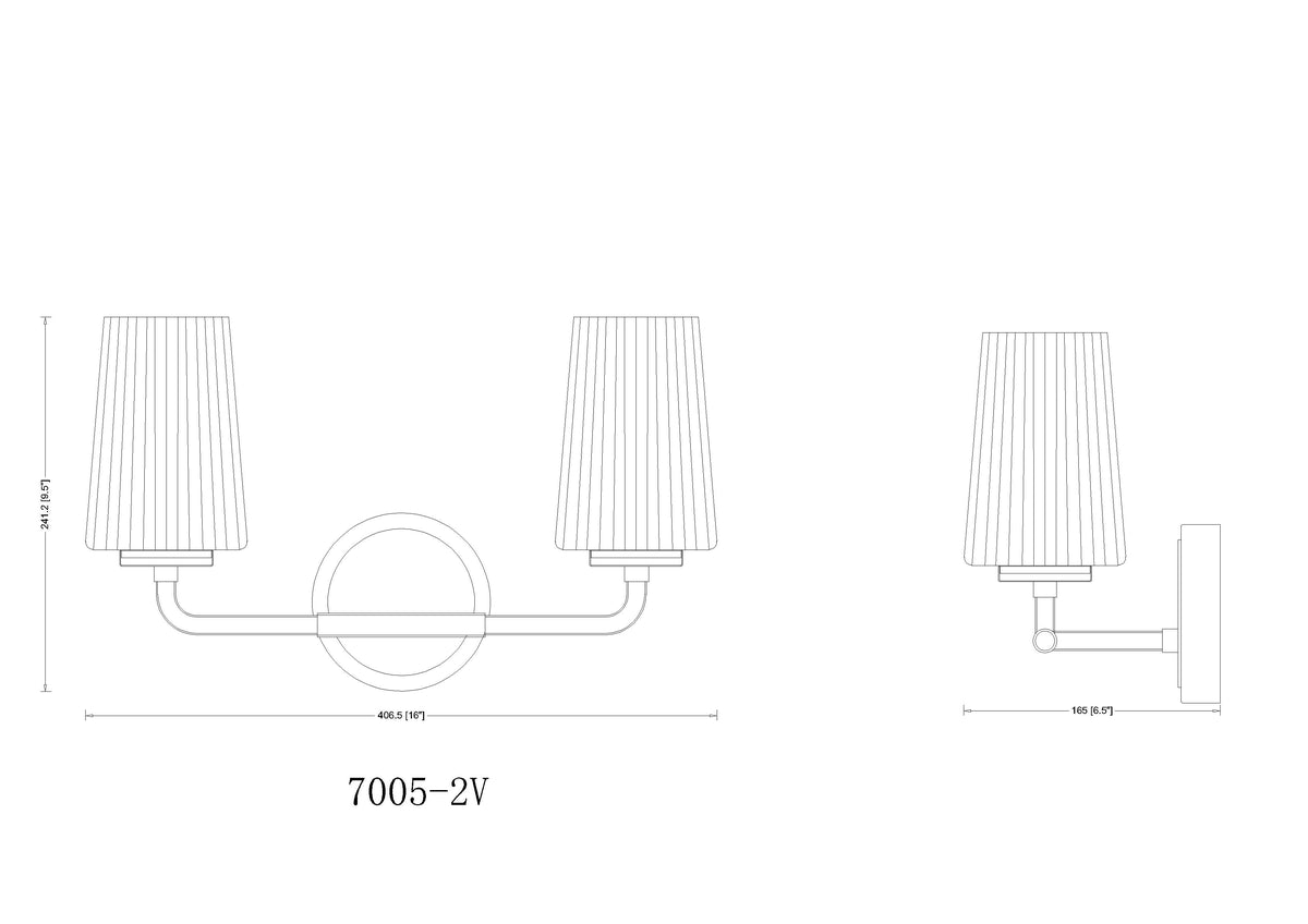 Montford 2 Light Vanity