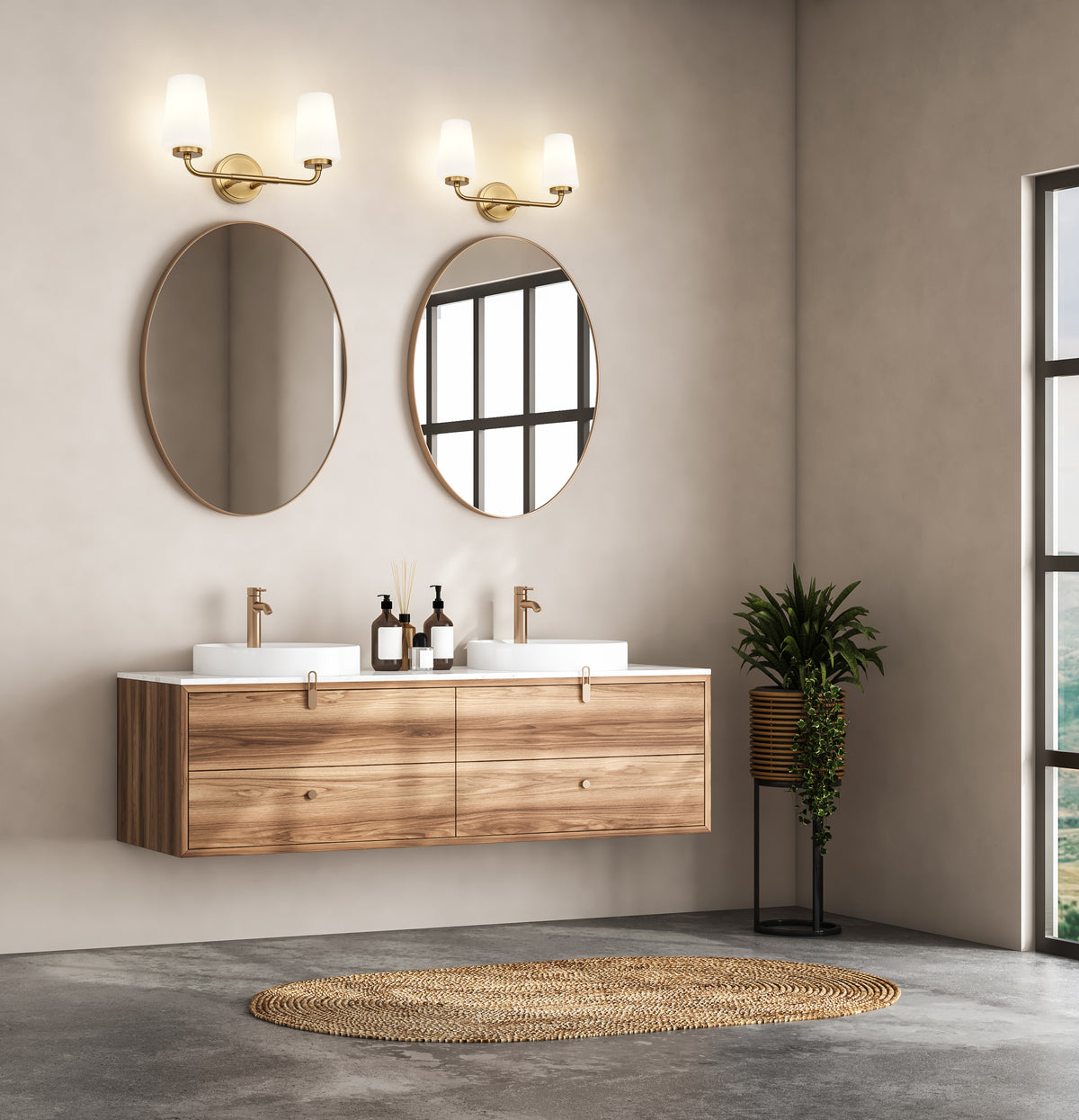 Montford 2 Light Vanity