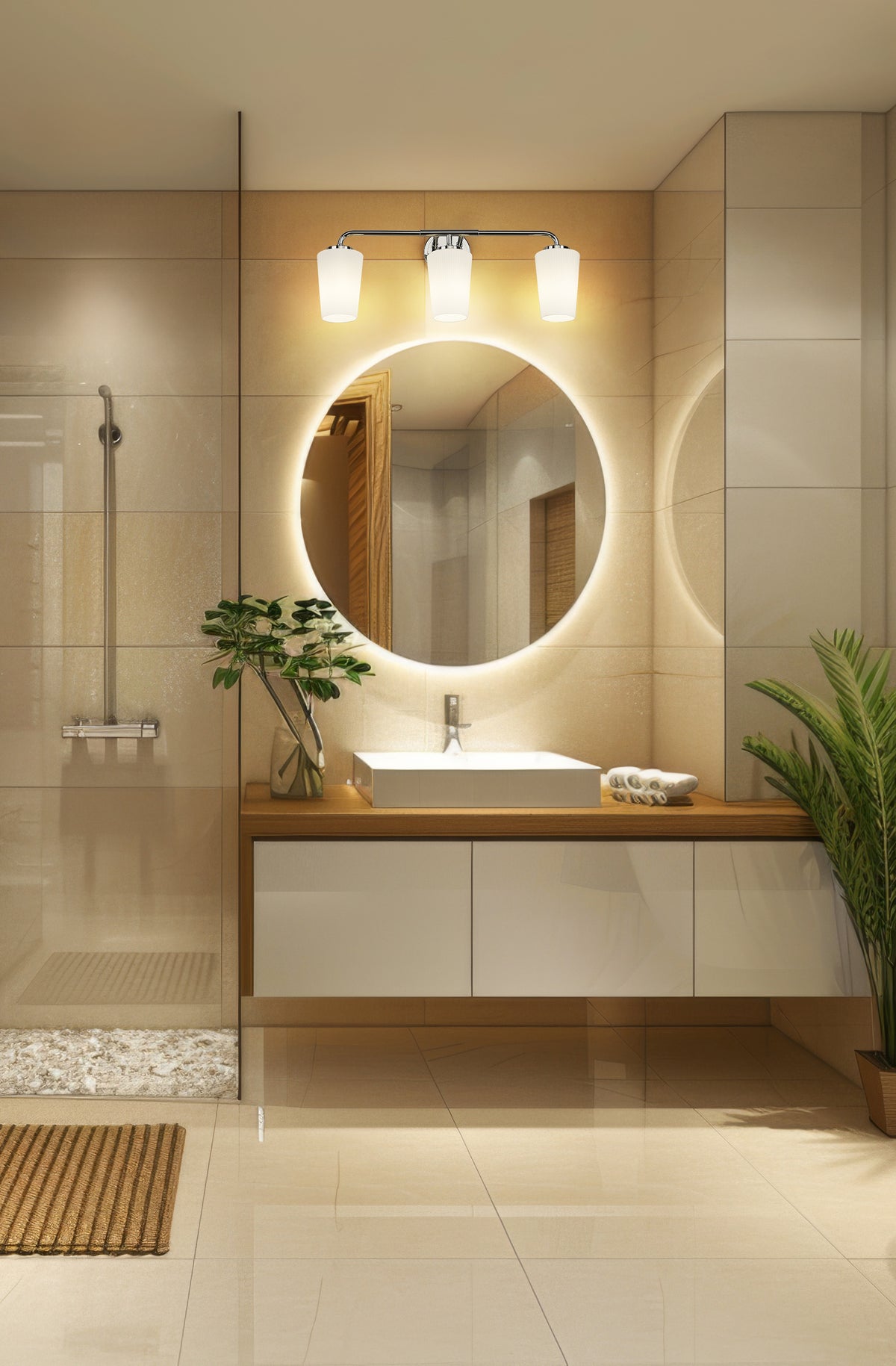 Montford 3 Light Vanity