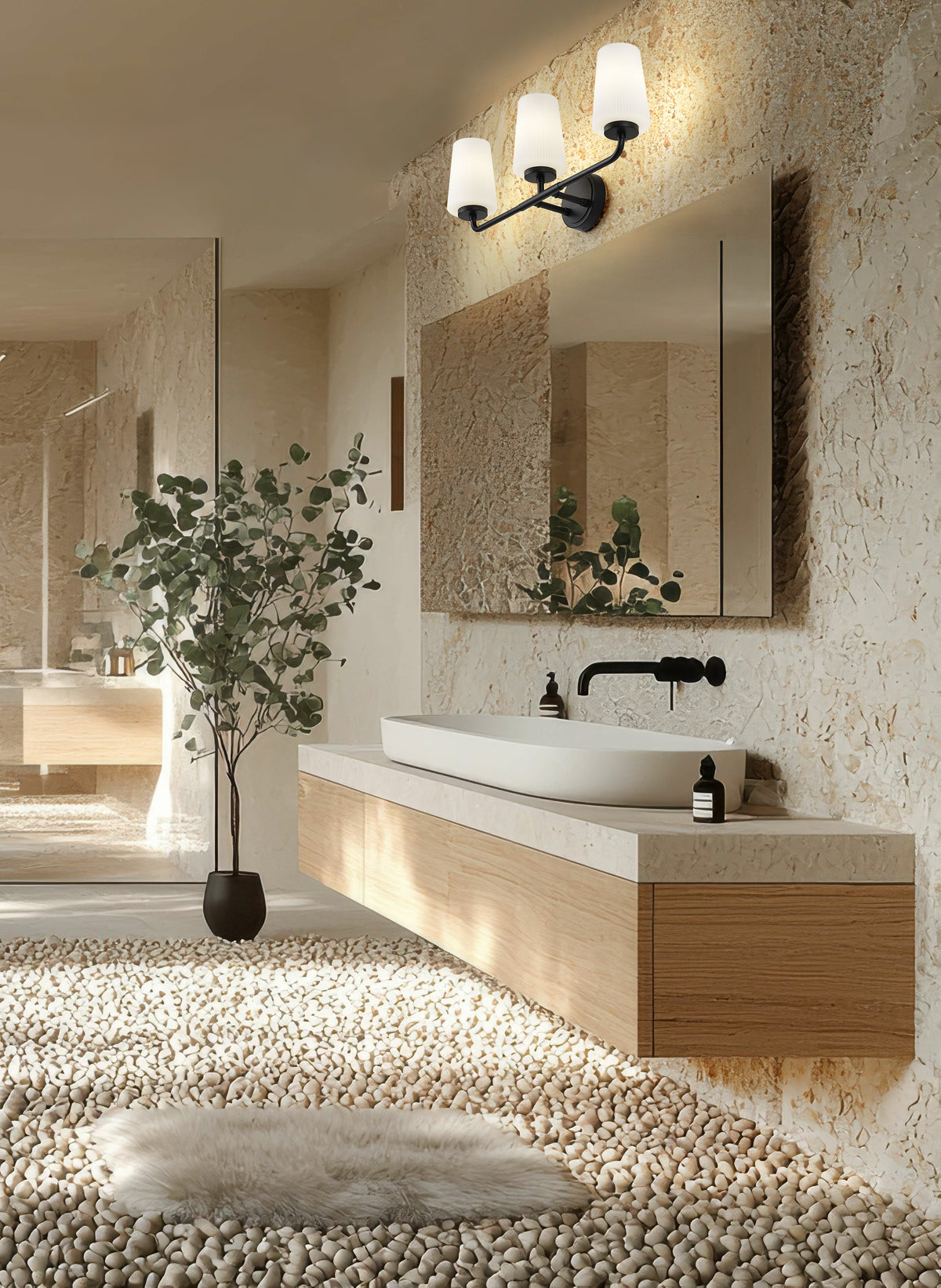 Montford 3 Light Vanity