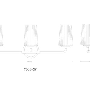 Montford 3 Light Vanity