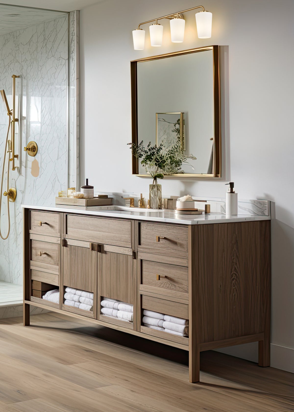 Montford 4 Light Vanity