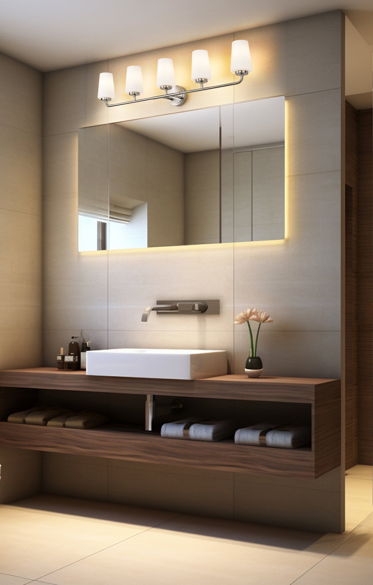 Montford 5 Light Vanity