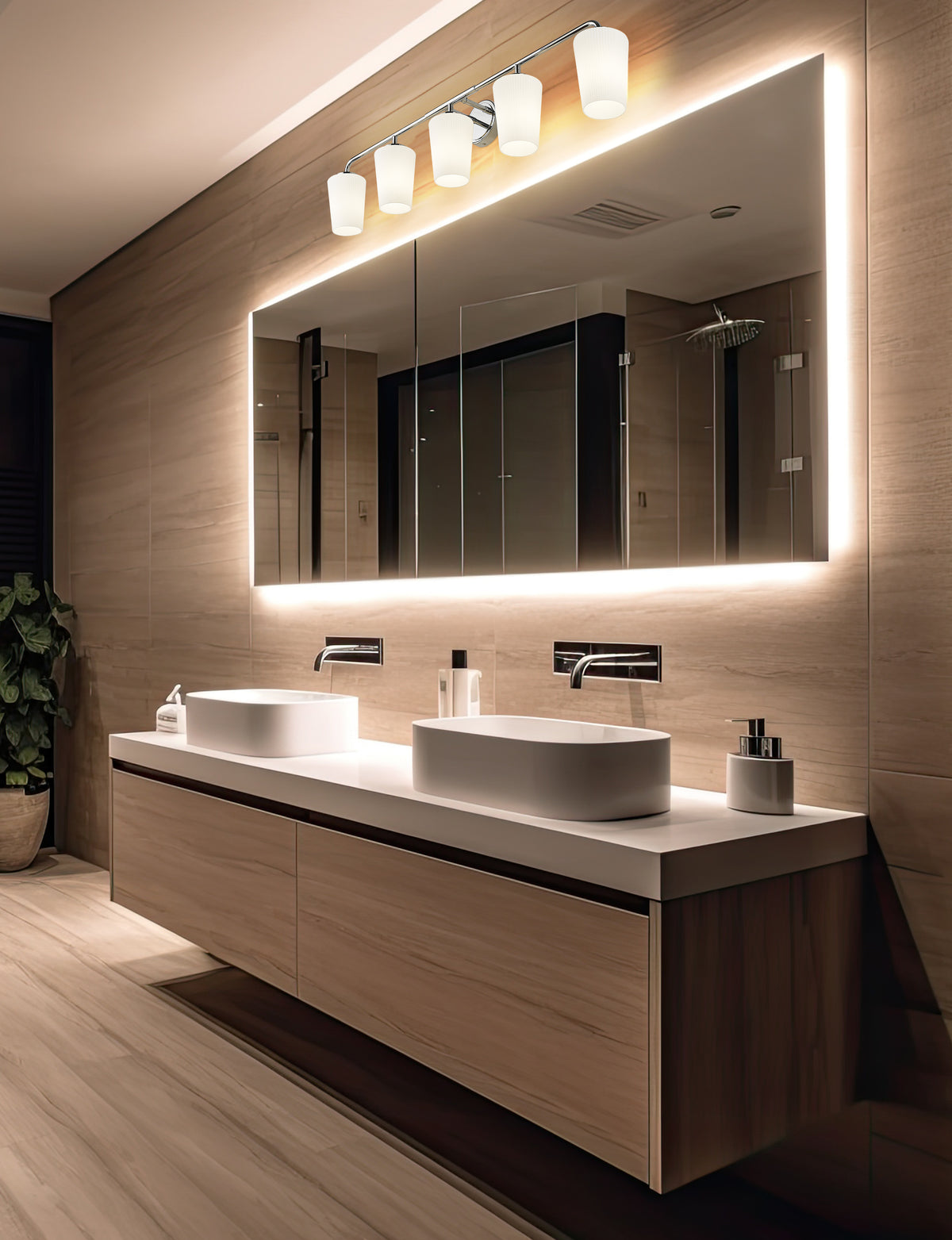 Montford 5 Light Vanity