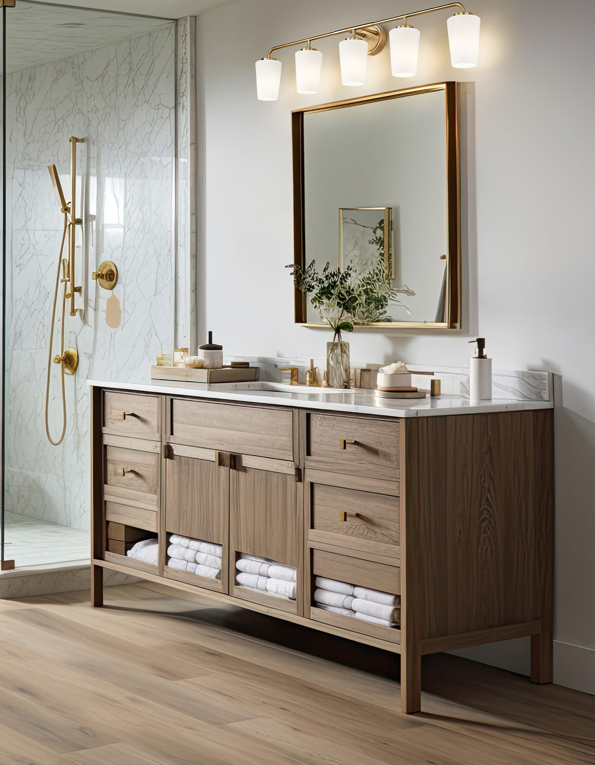 Montford 5 Light Vanity