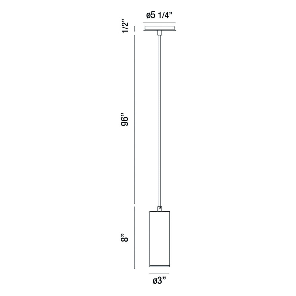 Neptune 8" Integrated LED Mini Pendant