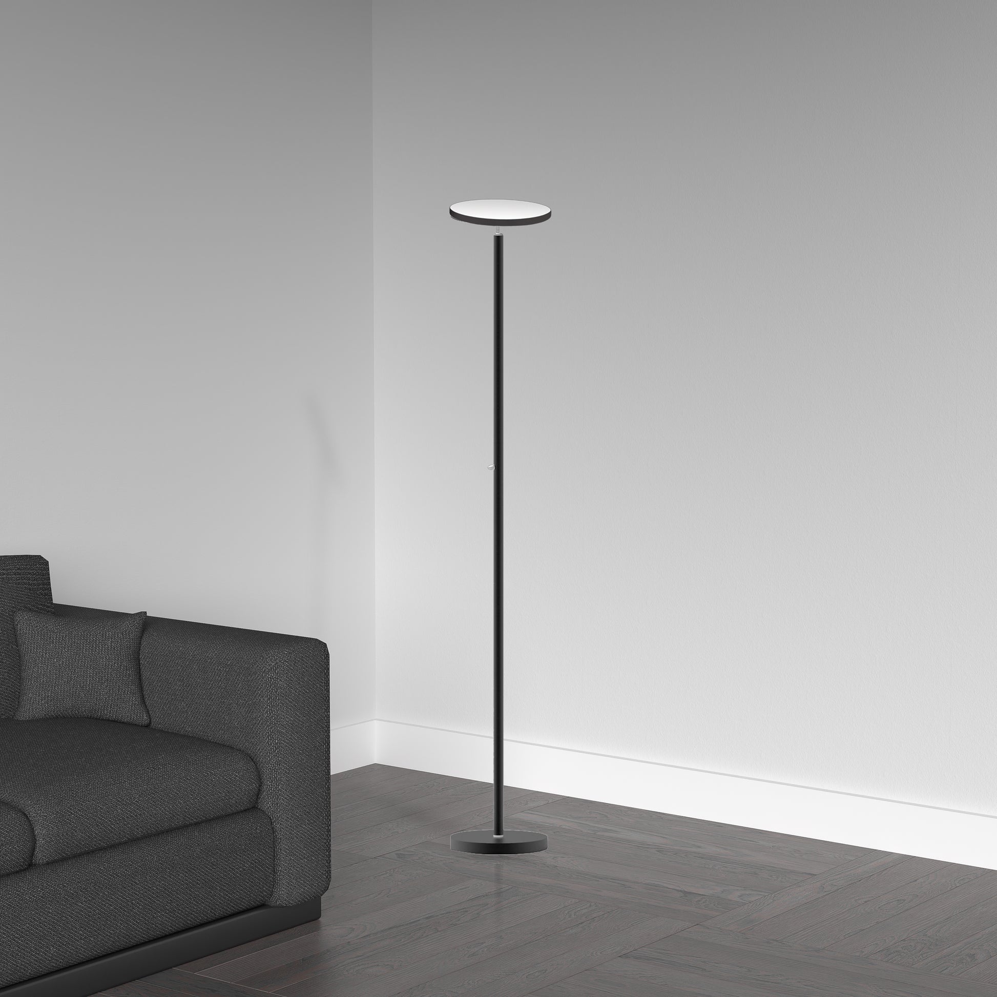 Modern 73" Torchiere