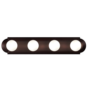 Essentials 4-Light Racetrack Bath Vanity Light