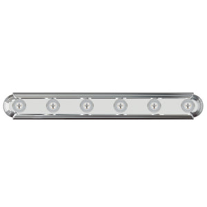 Essentials 6-Light Racetrack Bath Vanity Light