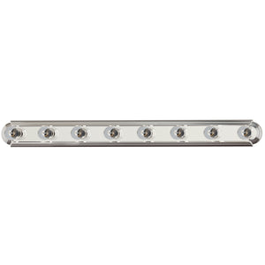 Essentials 8-Light Racetrack Bath Vanity Light