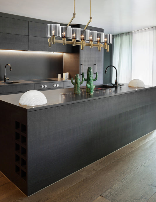 Decato 5-Light 42" Linear Chandelier