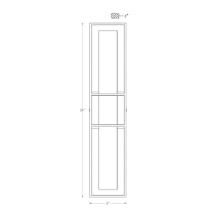Blakley 24" Integrated LED Outdoor Wall Sconce