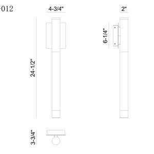 Ronda 24" Integrated LED Wall Sconce