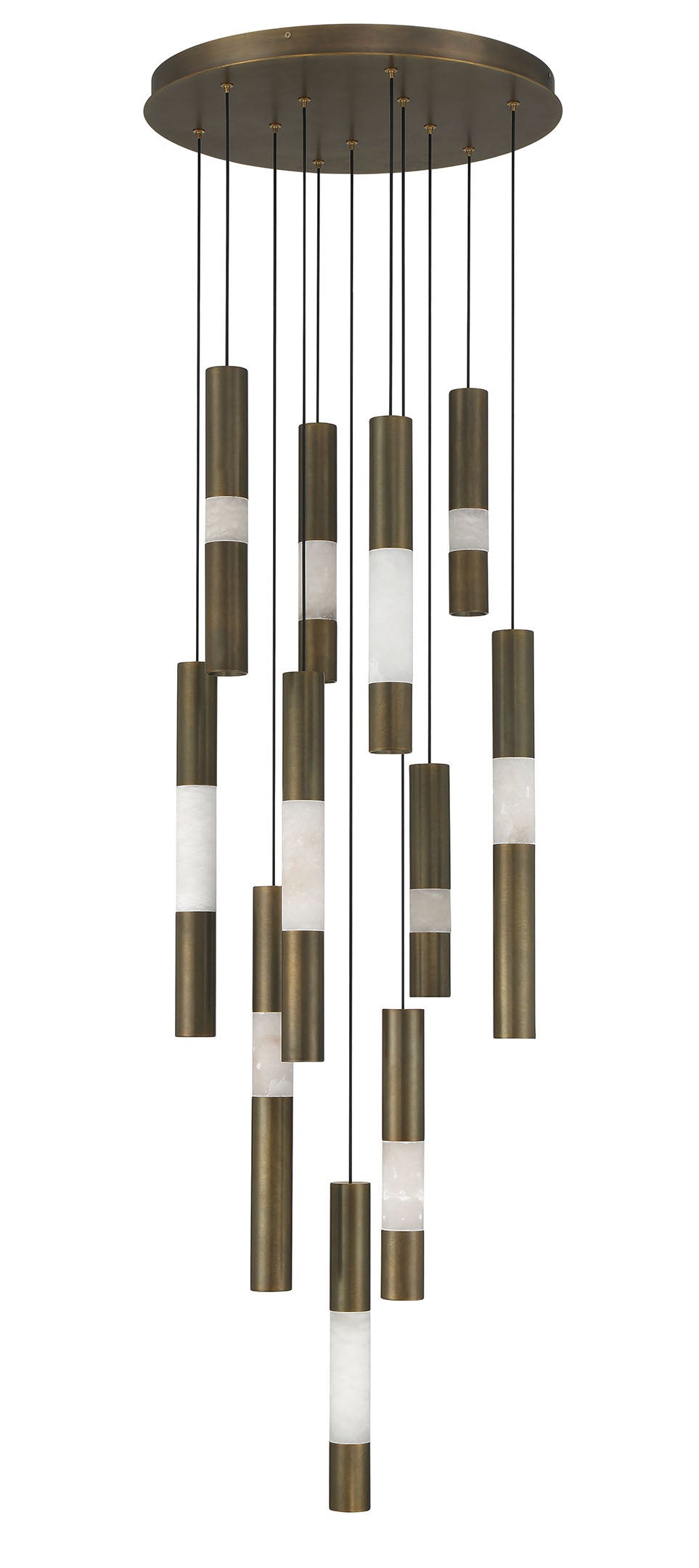 Ronda 11-Light 20" Integrated LED Multi Drop Chandelier