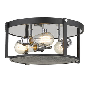 Halcyon 3 Light Flush Mount