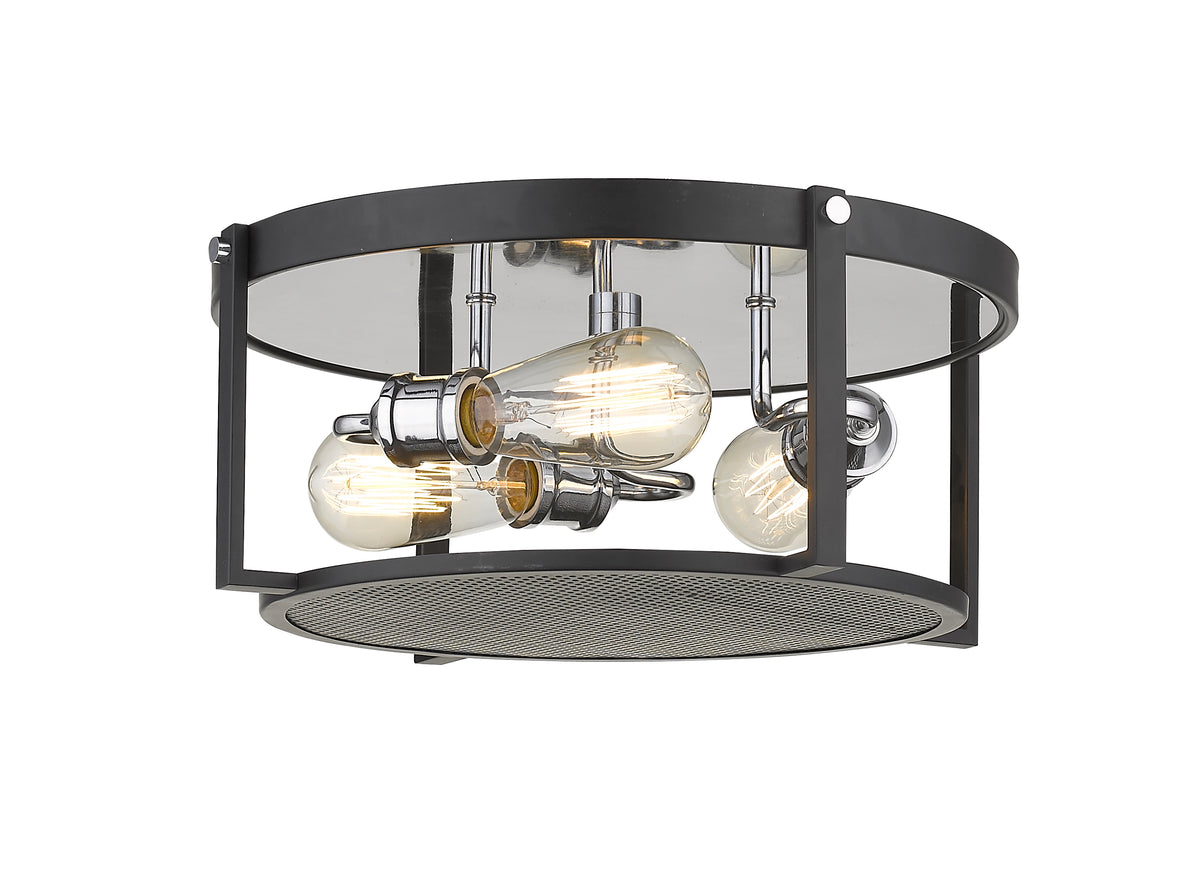 Halcyon 3 Light Flush Mount