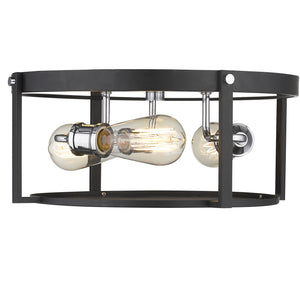 Halcyon 3 Light Flush Mount