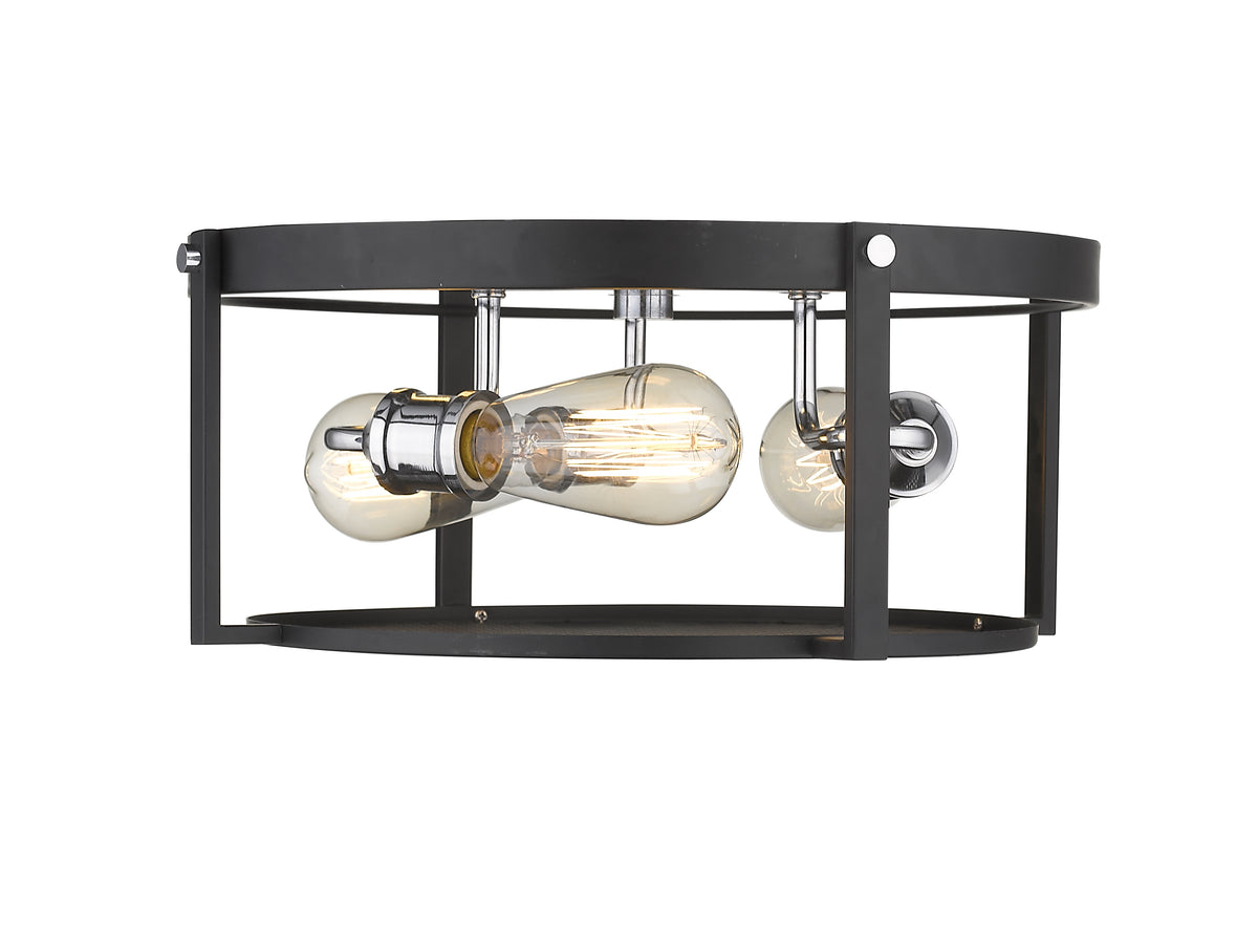 Halcyon 3 Light Flush Mount