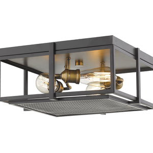 Halcyon 3 Light Flush Mount