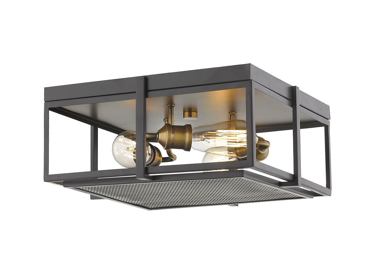 Halcyon 3 Light Flush Mount