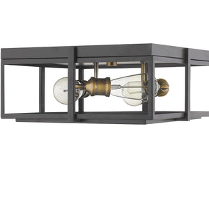 Halcyon 3 Light Flush Mount