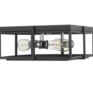 Halcyon 3 Light Flush Mount
