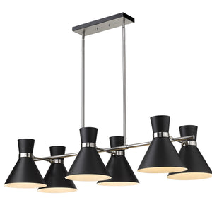 Soriano 6 Light Linear Chandelier