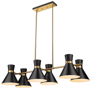 Soriano 6 Light Linear Chandelier