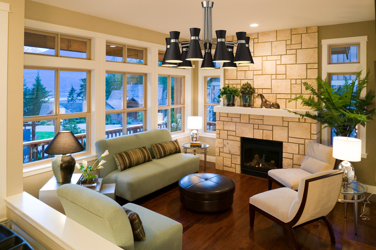 Soriano 9 Light Chandelier