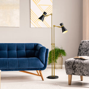 Soriano 2 Light Floor Lamp