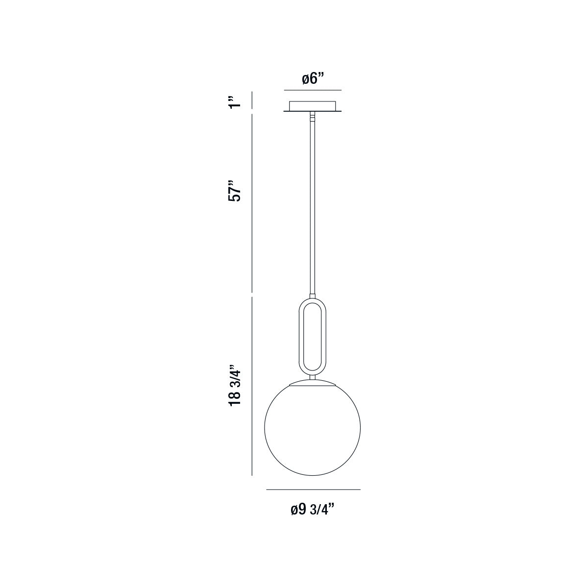 Prospect 19" Pendant