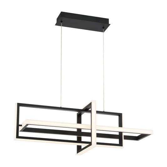 Bordo 3-Light 38" Integrated LED Linear Chandelier