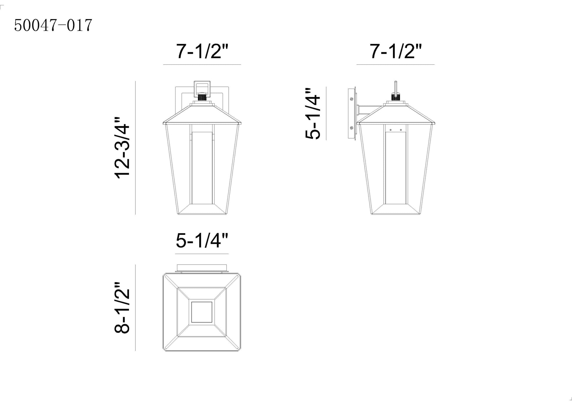 Andson 13" Integrated LED Outdoor Wall Sconce