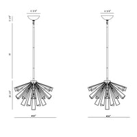 Dendelio 13-Light 30" Pendant Chandelier