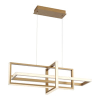 Bordo 3-Light 38" Integrated LED Linear Chandelier