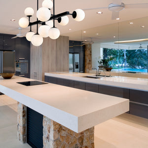 Midnetic 11 Light Linear Chandelier