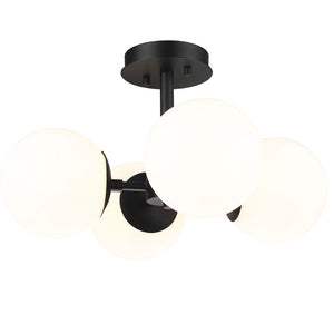 Midnetic 4 Light Semi Flush Mount